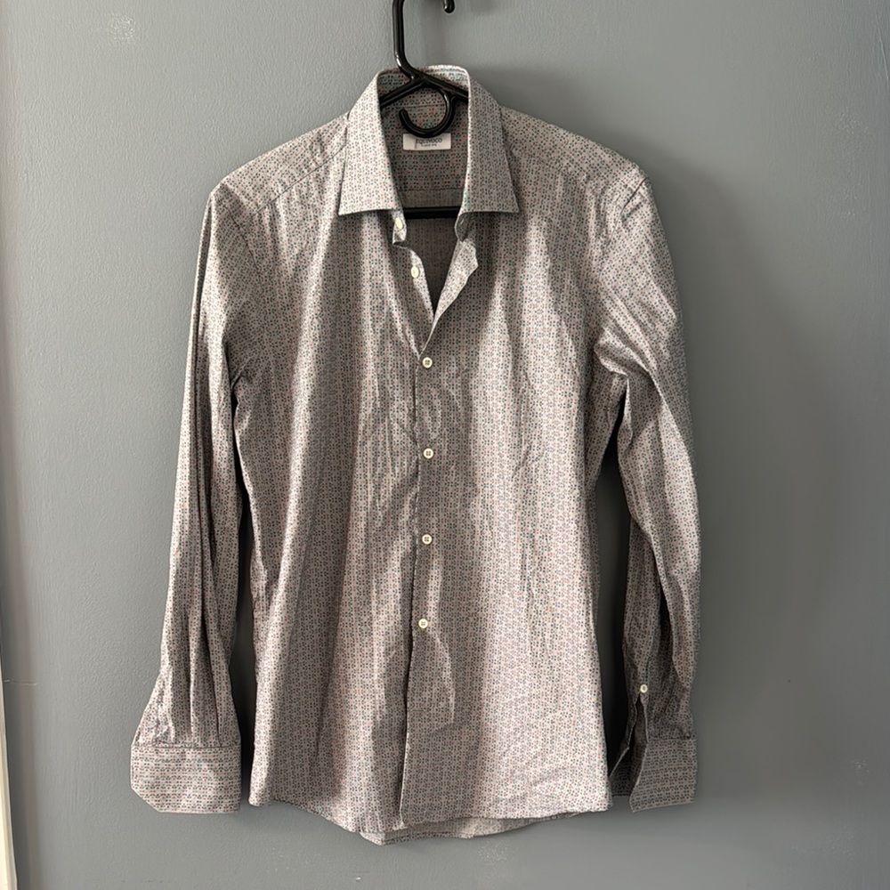Luxury Equivoco Milano Men's Long Sleeve Shirt 39 15 1/2